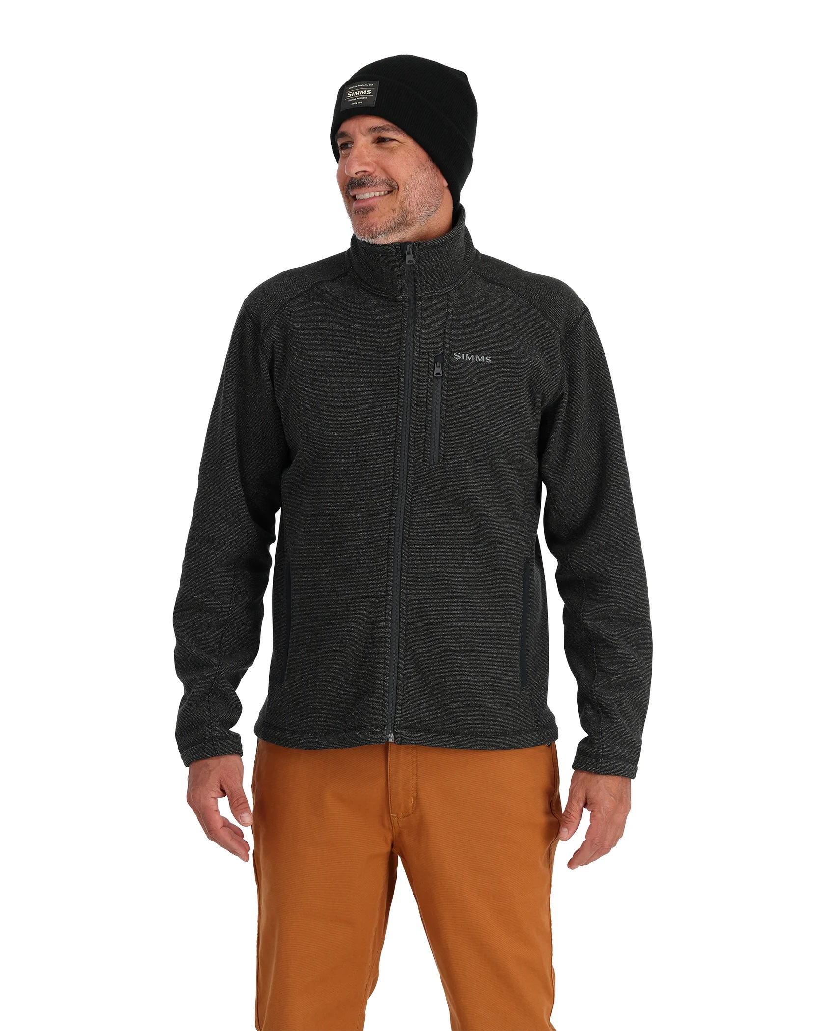 Simms M's Rivershed-Full Zip Fleece