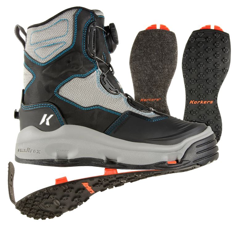 Korkers W's Darkhorse Wading Boot - Felt And Kling On
