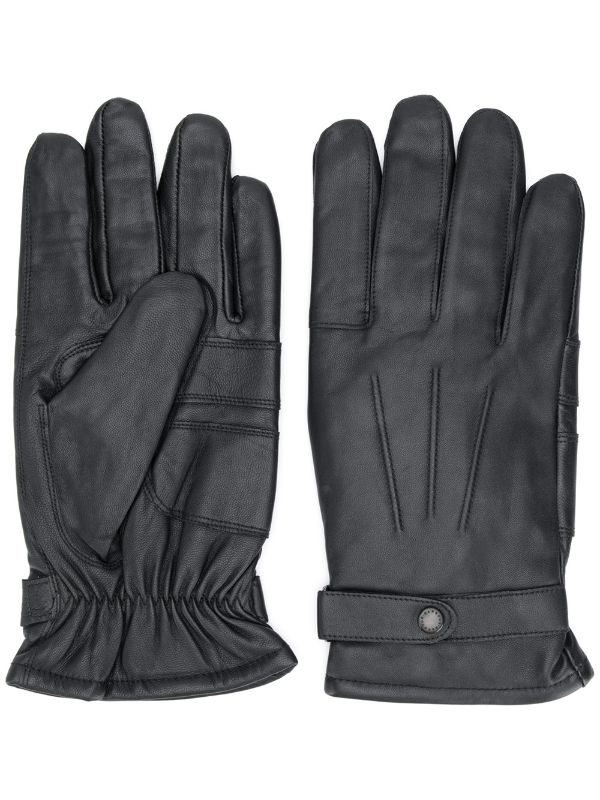 Barbour Burnished Leather Insulated Gloves