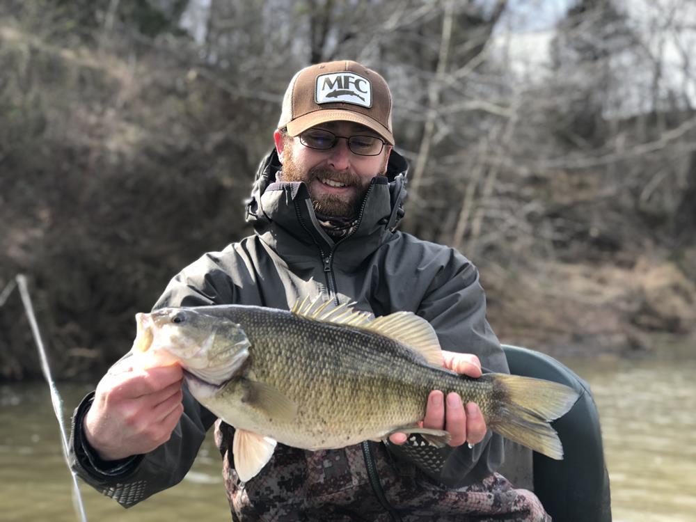 Early Season Smallmouth on Staunton